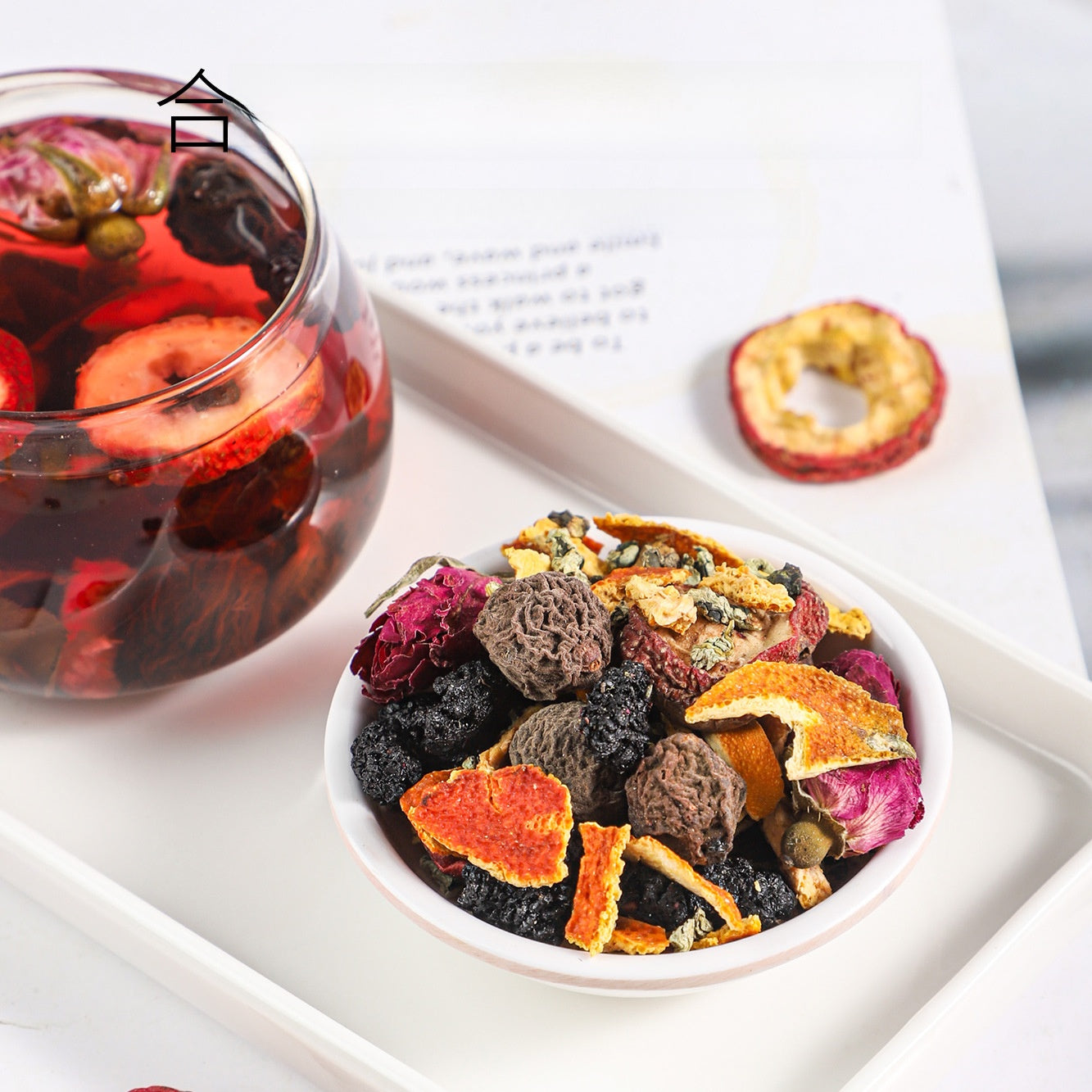 Black Plum Hawthorn Berry Weight Loss Vitality Tea