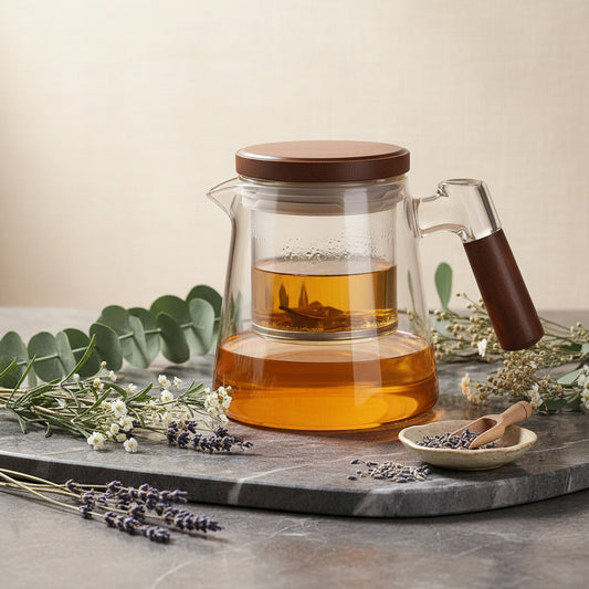 Glass Teapot tea set
