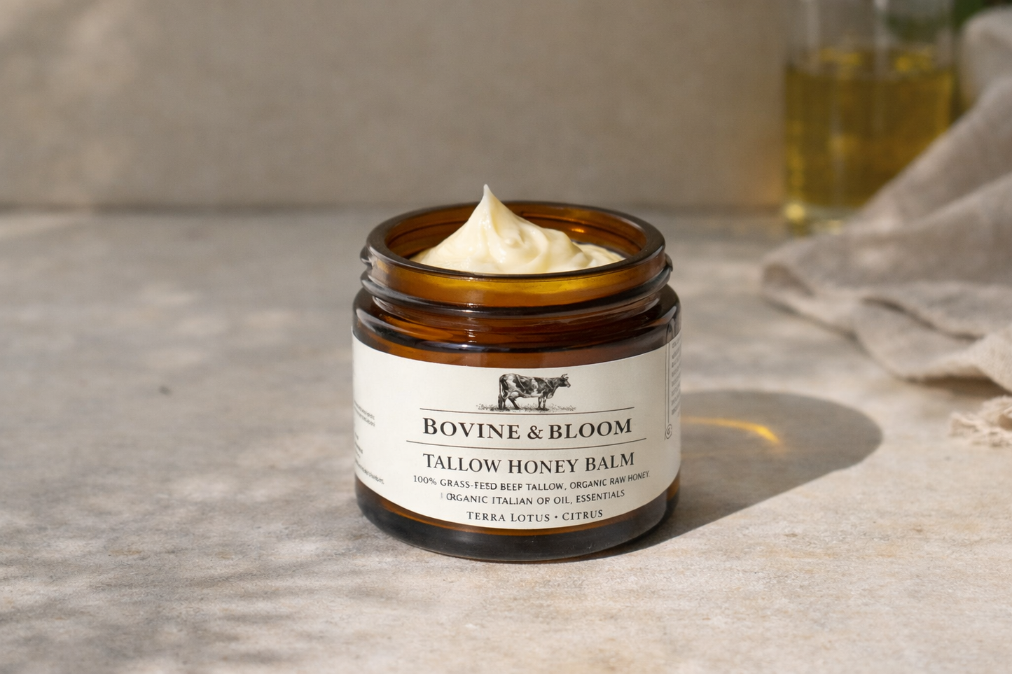 Bovine & Bloom Honey Tallow Skin Moisturizer