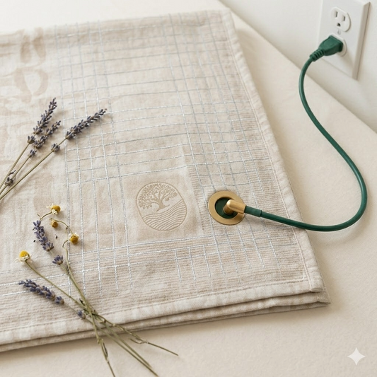 Grounding Sheet – Premium Organic Bedding for Nervous System Regulation, Enhanced Sleep and Vitality